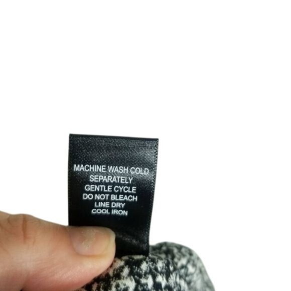 Soho Apparel Womens Black White Houndstooth Stretch Pants‎ Size L Career Work - Picture 4 of 8